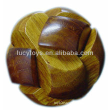 Wooden soccer ball 3d wooden puzzle